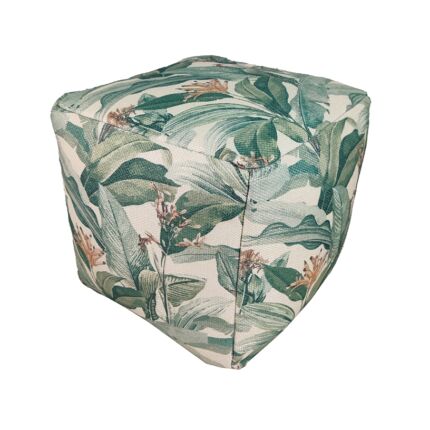 Multi study room polyester pouf, 40x40x40cm - vibrant and cozy decor accessory by Ramsha Home.