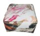 Modern kids room pouf, polyester multi color 50x50x30cm - colorful and comfy seating option by Ramsha Home.