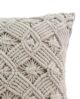 Natural White Color Cotton & Polyester Macrame Cushion - CS 169 (60x60cm) - Image 2