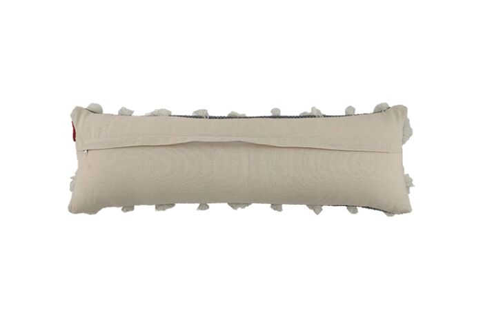 Natural Color Wool & Cotton Cushion with Filler for Bed, Couch - CS 217 (30x90cm) - Image 3