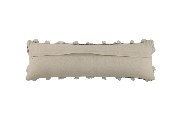 wesre Natural Color Wool & Cotton Cushion with Filler for Bed, Couch - CS 217 (30x90cm) - Image 3