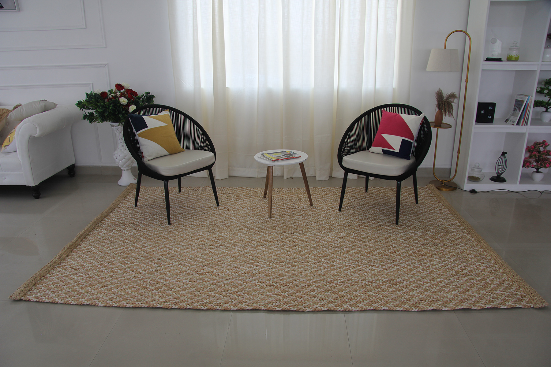 Reversible Crochet Rug with Timeless Appeal for Entryway Reversible Crochet Rug with Timeless Appeal