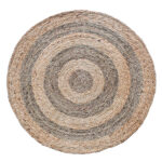 Modern handmade round rug with crochet artistry, CR 010, 160cm