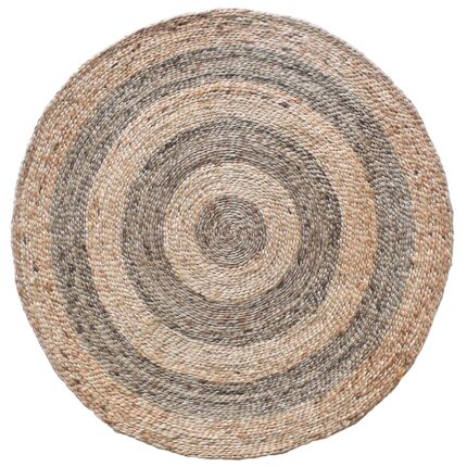 Handmade Natural Color Round Crochet Rug - CR 010 (200cm)
