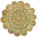 Handmade hallway crochet round rug, CR 009, 200cm