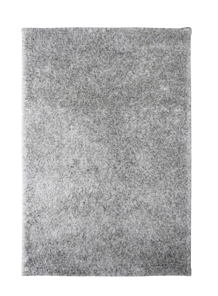 Stylish White & Black Soft Shaggy Rug DPB 01, 200x300cm