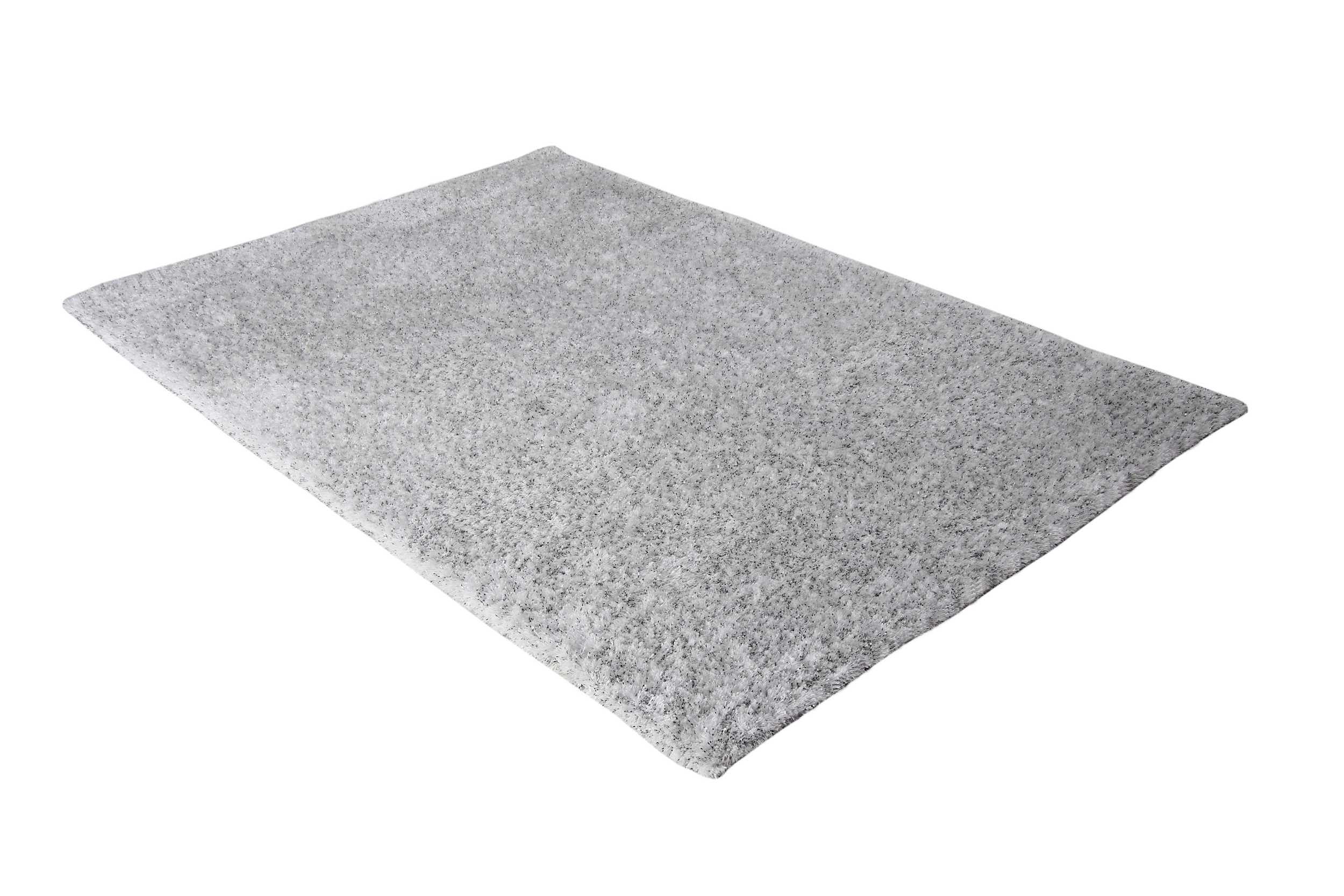 Modern White & Black Shaggy Rug DPB 01 - 200x300cm Soft Shaggy Rug in White & Black for Bedroom - DPB 01, 200x300cm