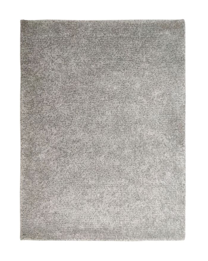 Modern White & Black Shaggy Rug DPB 01, 250x350cm