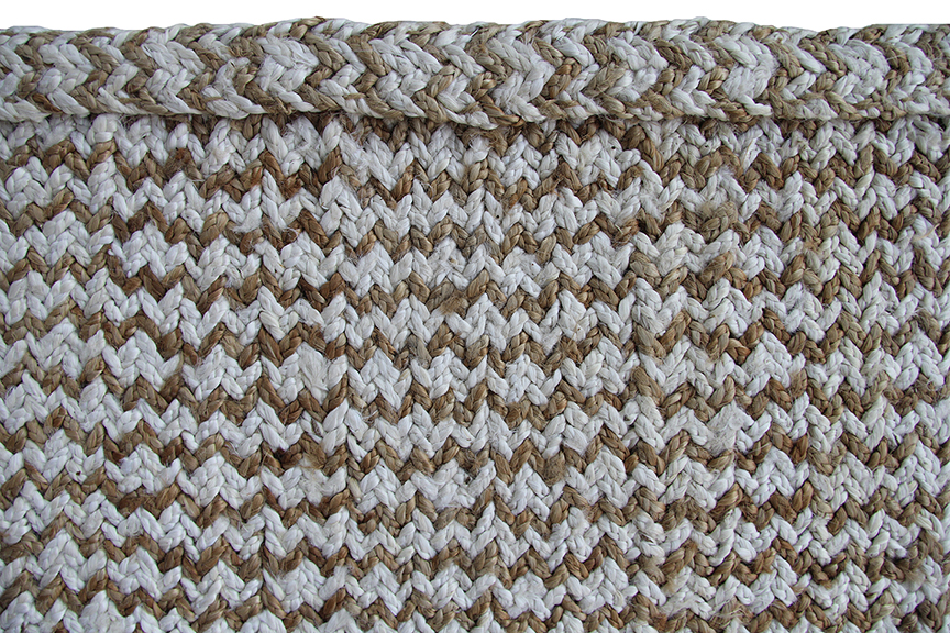 Elegant Handmade Crochet Rug in Natural Color for Home Decor - CR 002 (200x300cm) by Ramsha Home Artisanal crochet rug in natural color for home decor, CR 002, 200x300cm by Ramsha Home