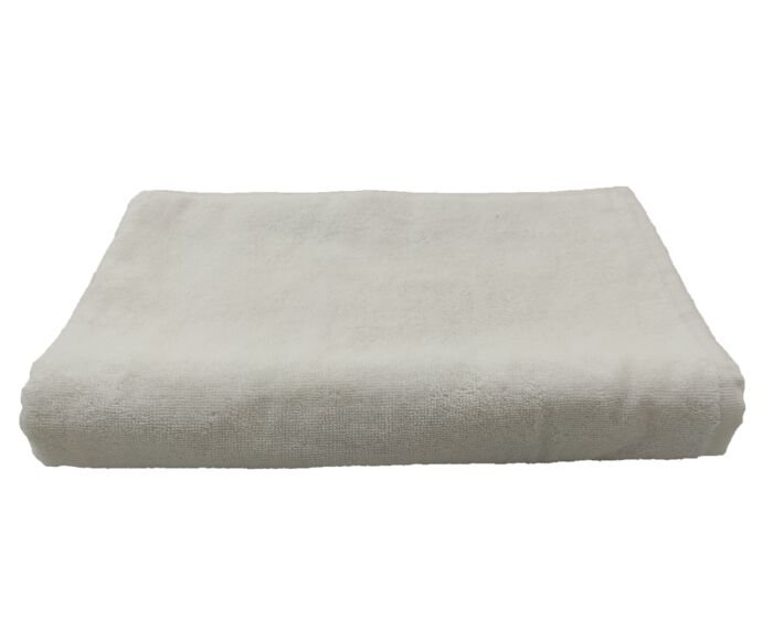 Compact cotton bath towel TW-016, 40X60cm, in white color, perfect for bathroom routines by Ramsha Home.