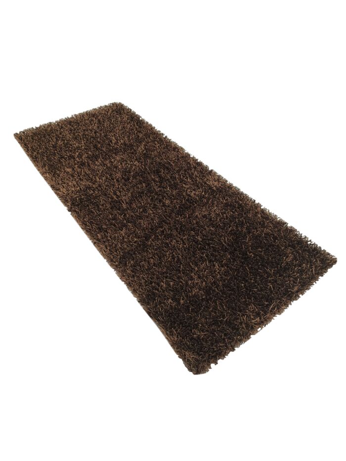 Plush entryway decor shaggy rug MD 18, polyester & cotton blend, 80x200cm