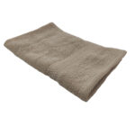 Soft cotton towel TW-013, 40X60cm, highly absorbent for bathroom use, beige color by Ramsha Home.