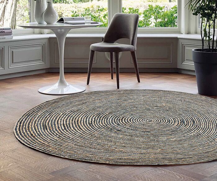 Handmade outdoor decor crochet round rug, CR 007, 160cm