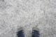 Soft Shaggy Rug in White & Black for Bedroom - DPB 01, 80x200cm