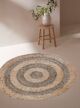 Handmade home decor crochet round rug, CR 010, 160cm