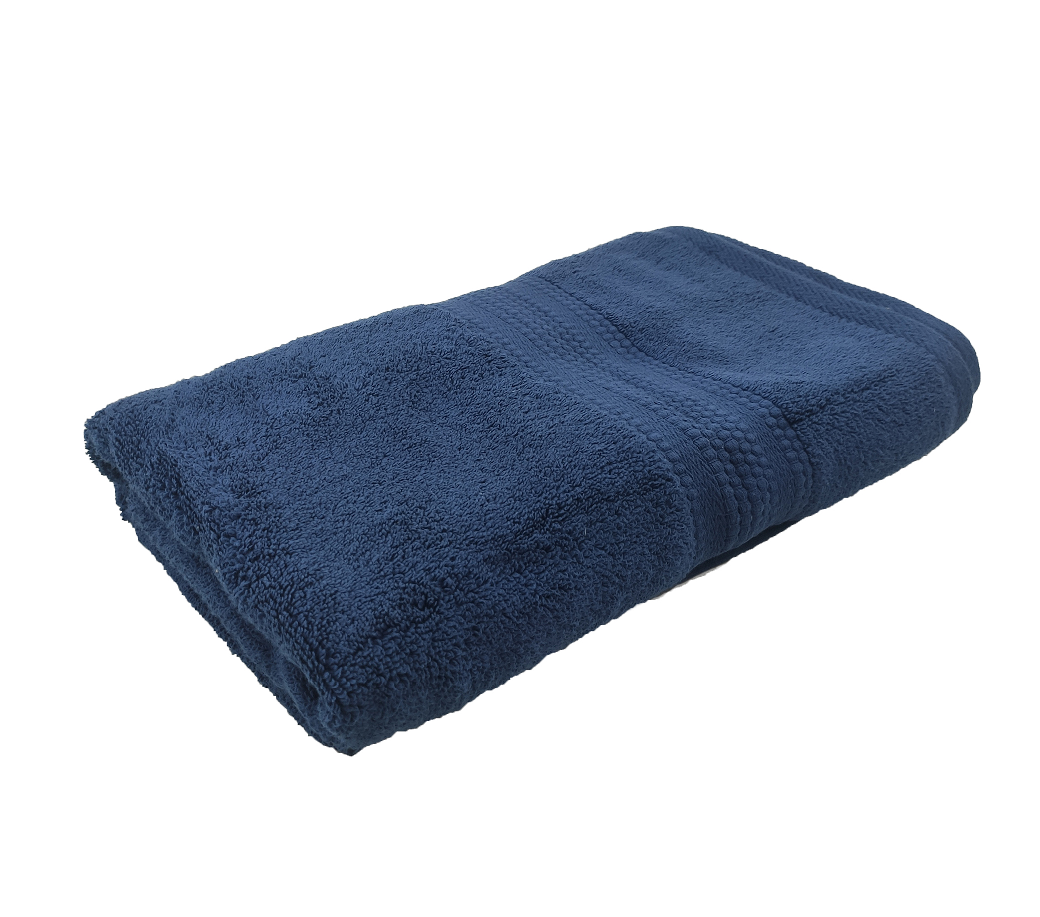 Bathroom Essential Navy Blue Towel TW-011, Soft Cotton 70x150cm by Ramsha Home Amazing Navy Blue Soft Bath Towel - TW 011 (70x150cm)