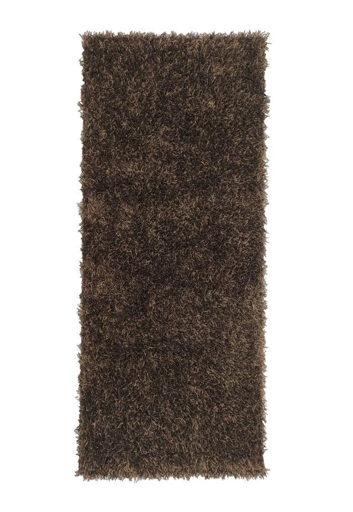 Elegant shaggy rug MD 18 for entryway, polyester & cotton blend, 80x200cm