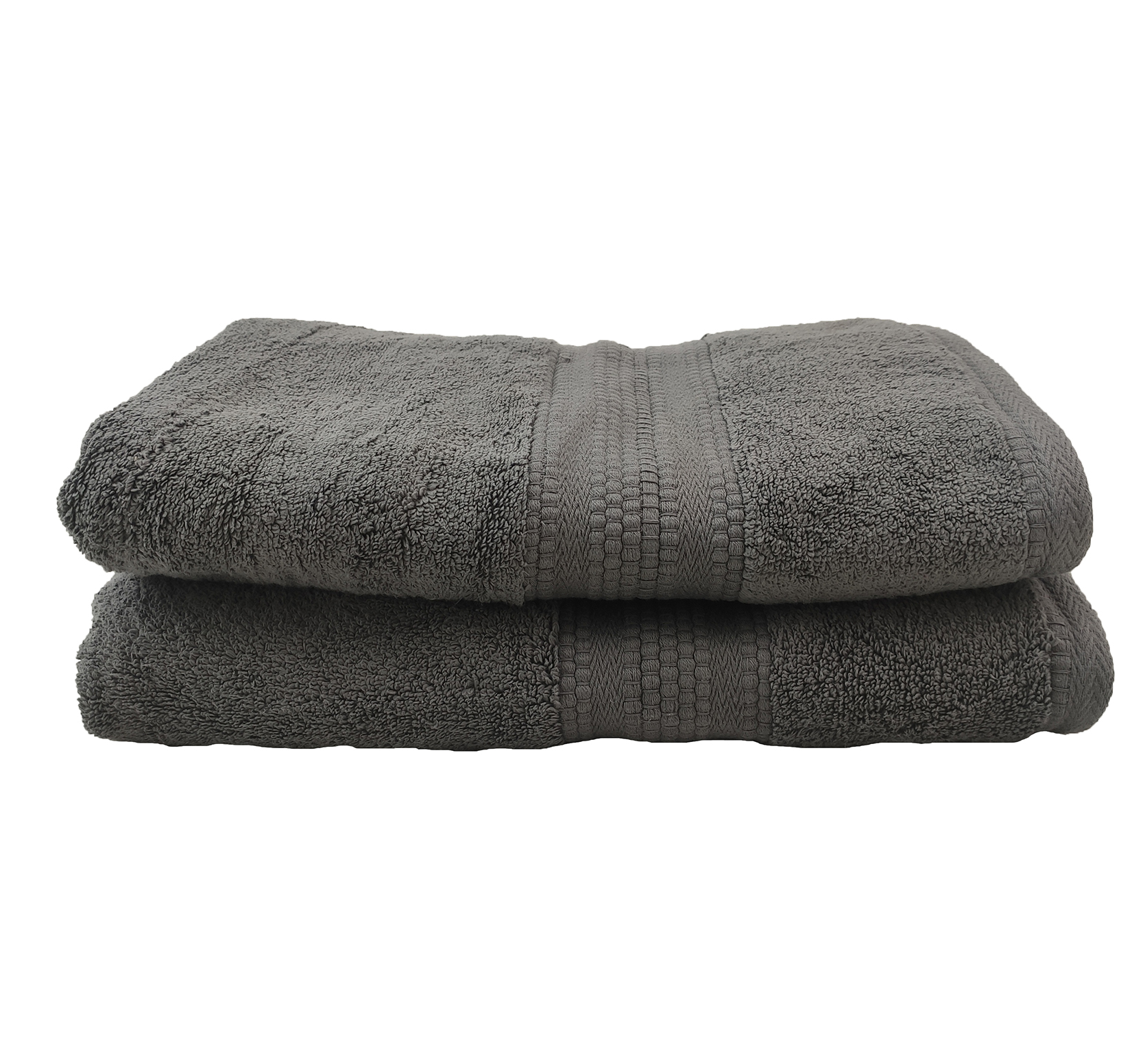 Soft and Highly Absorbent Cotton Bath Towel TW-012, Grey Color 70X150cm by Ramsha Home Soft and highly absorbent cotton bath towel TW-012 in grey color, 70X150cm, ideal for bathroom use by Ramsha Home.