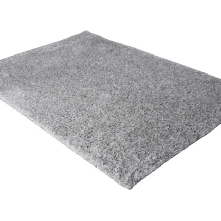 White & Black Color Soft Shaggy Rug DPB 01 for Bedroom, 170x240cm