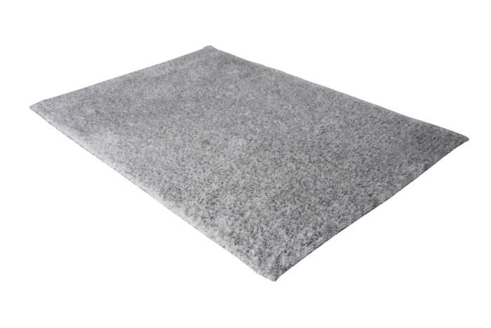 White & Black Color Soft Shaggy Rug DPB 01 for Bedroom, 170x240cm