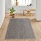 Handmade natural color home decor crochet rug, CR 002, 200x300cm by Ramsha Home