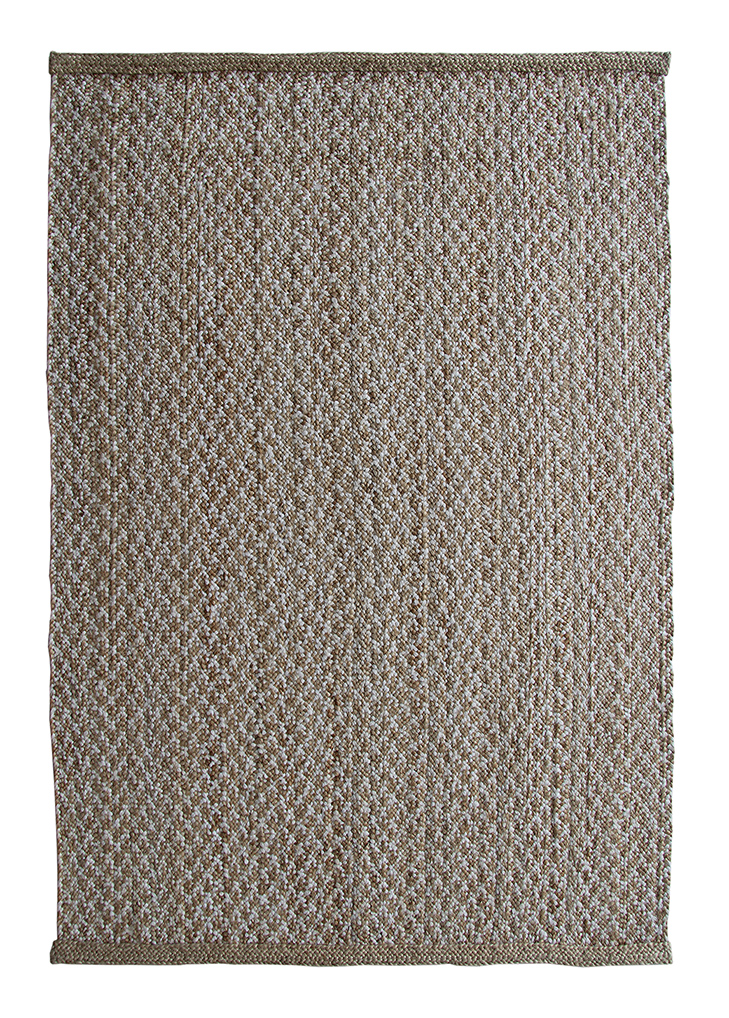 Warm and Inviting Crochet Rug in Natural Tones for Home Warm and Inviting Crochet Rug in Natural Tones