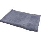 Soft cotton towel TW-014, 40X60cm, highly absorbent for bathroom use, sky blue color by Ramsha Home.