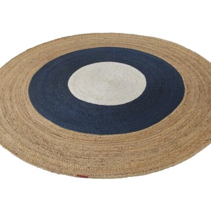 Elegant handmade braided jute round rug BR 074 200 cm by Ramsha Home