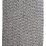 Handmade Natural & White Color Bedroom Crochet Rug