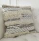 Woven Wool and Cotton Cushion in Natural Color