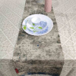 Digital printed kitchen table runner TR-009, 40x220cm