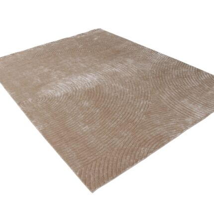 Rectangular Hand Knotted Rug with Grey Hues