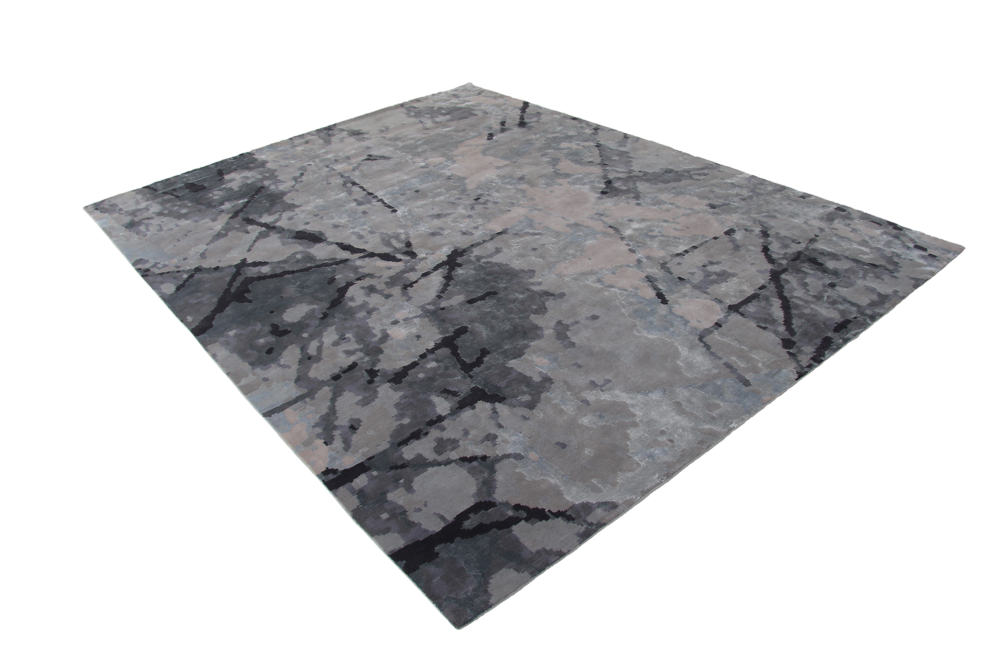 Rectangular Hand Knotted Carpet in Multicolor (300x400cm) Rectangular Hand Knotted Carpet in Multicolor