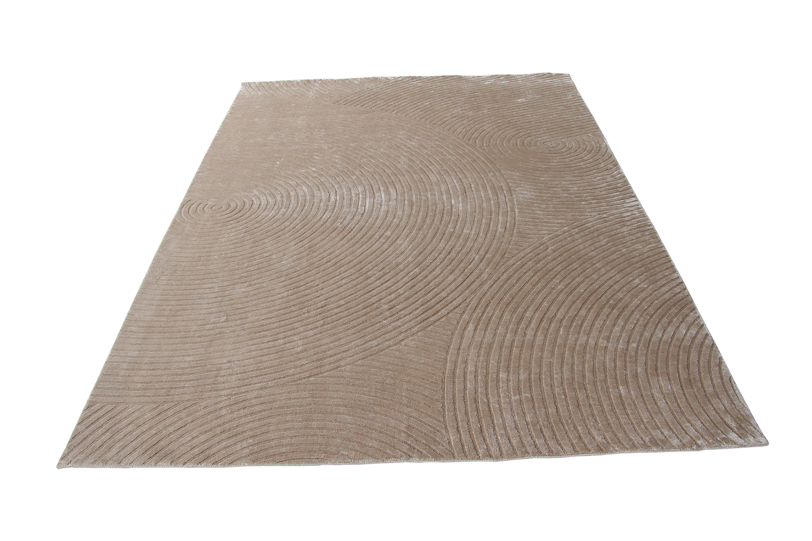 Elegant Grey Hand Knotted Rug for Guest Room Decor (250x350cm) Spacious Hand Knotted Rug in Grey Color (250x350cm)
