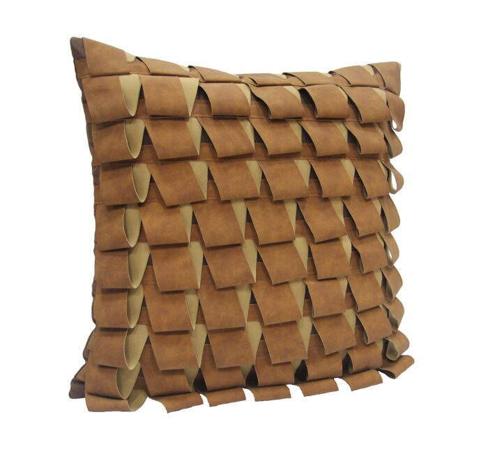 Comfortable Rexin Leather Cushion with Filler