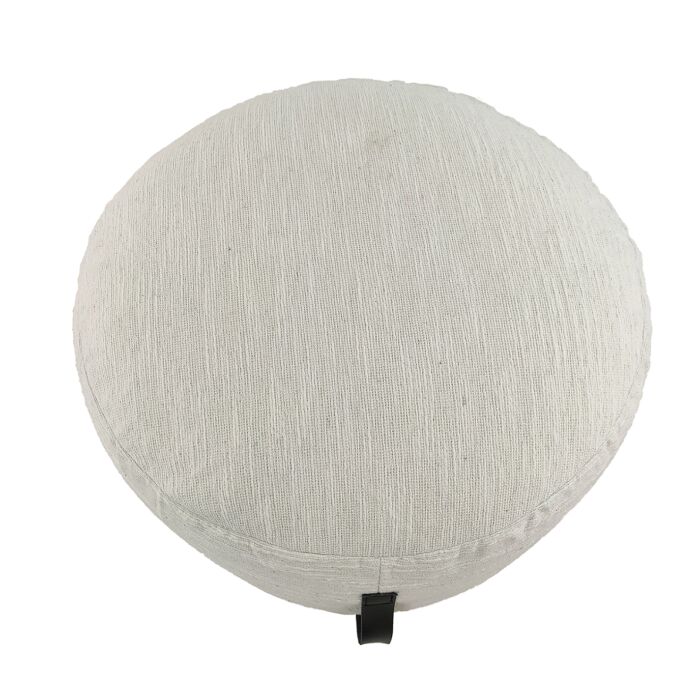 White balcony decorative pouf PF-099, 50X50X30cm