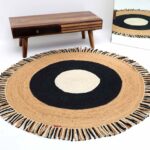 Handmade Braided Round Jute Rug - BR 001 - Eco-friendly, durable, and stylish round rug for living room, dining room, or entryway.
