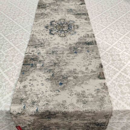 Polyester digital printed table runner TR-009, multi color 30X130cm
