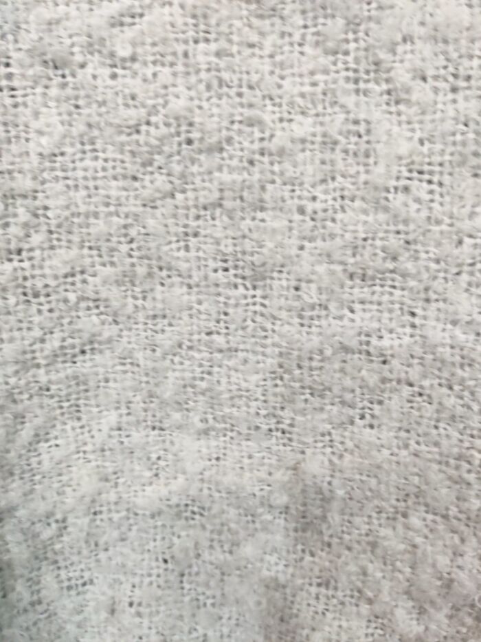 Soft blend throw in white TAL-027, 130X170cm