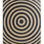 Amazing Handmade Natural & Black Jute Floor Braided Rug - BR 072 (200x300cm)