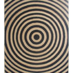 Amazing Handmade Natural & Black Jute Floor Braided Rug - BR 072 (250x350cm)