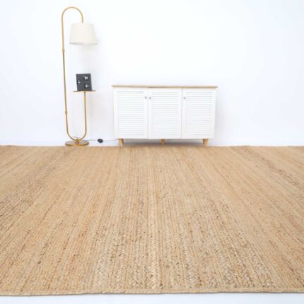 Handmade jute rug UAE – eco-friendly floor covering | Ramsha Home