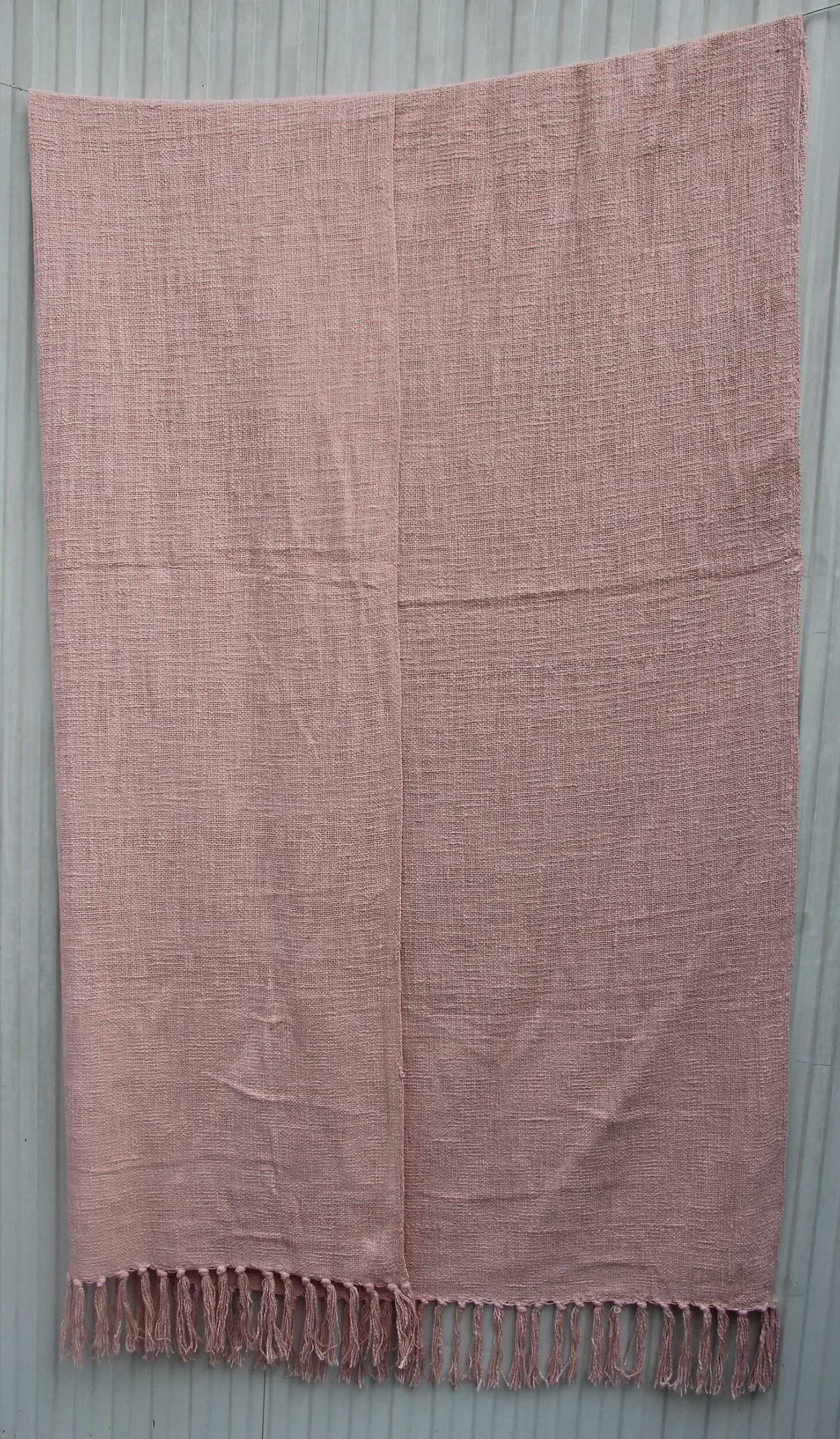 Handcrafted Pink Bedroom Throw TAL-042 125x150cm by Ramsha Home Handcrafted pink bedroom throw TAL-042 125x150cm by Ramsha Home