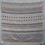 Stylish multi-color home decor throw TAL-043 125x150cm by Ramsha Home