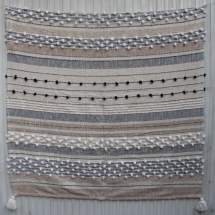 Stylish multi-color home decor throw TAL-043 125x150cm by Ramsha Home