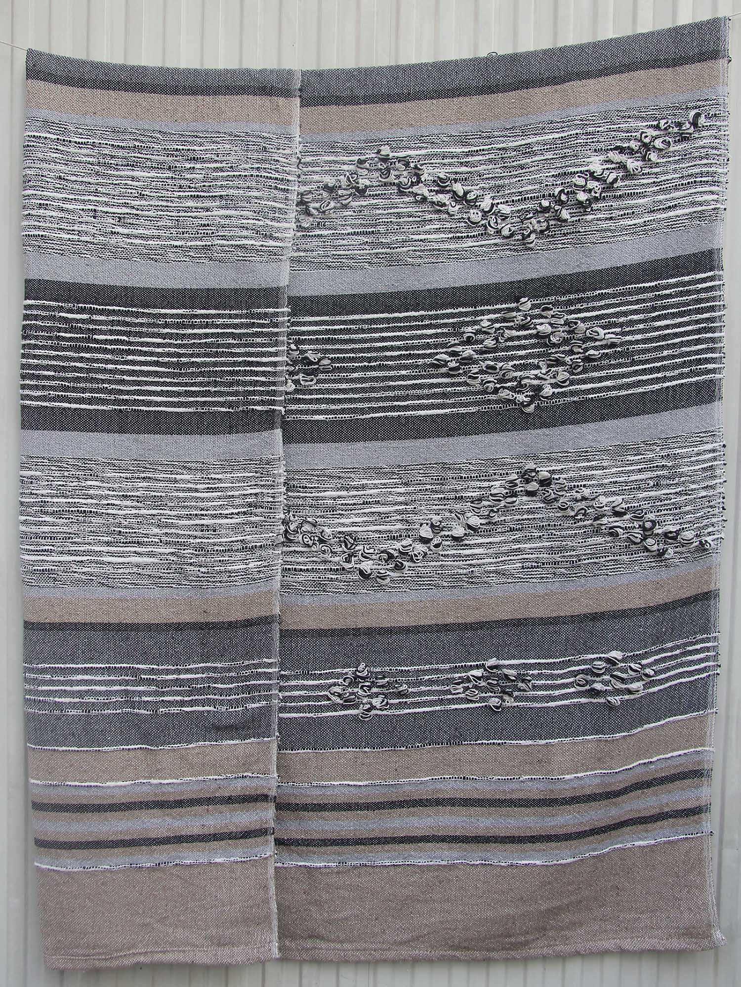 Decorative Cotton and Wool Throw TAL-047 Multi Color 125x150cm by Ramsha Home Multi-color decorative cotton and wool throw TAL-047 125x150cm by Ramsha Home