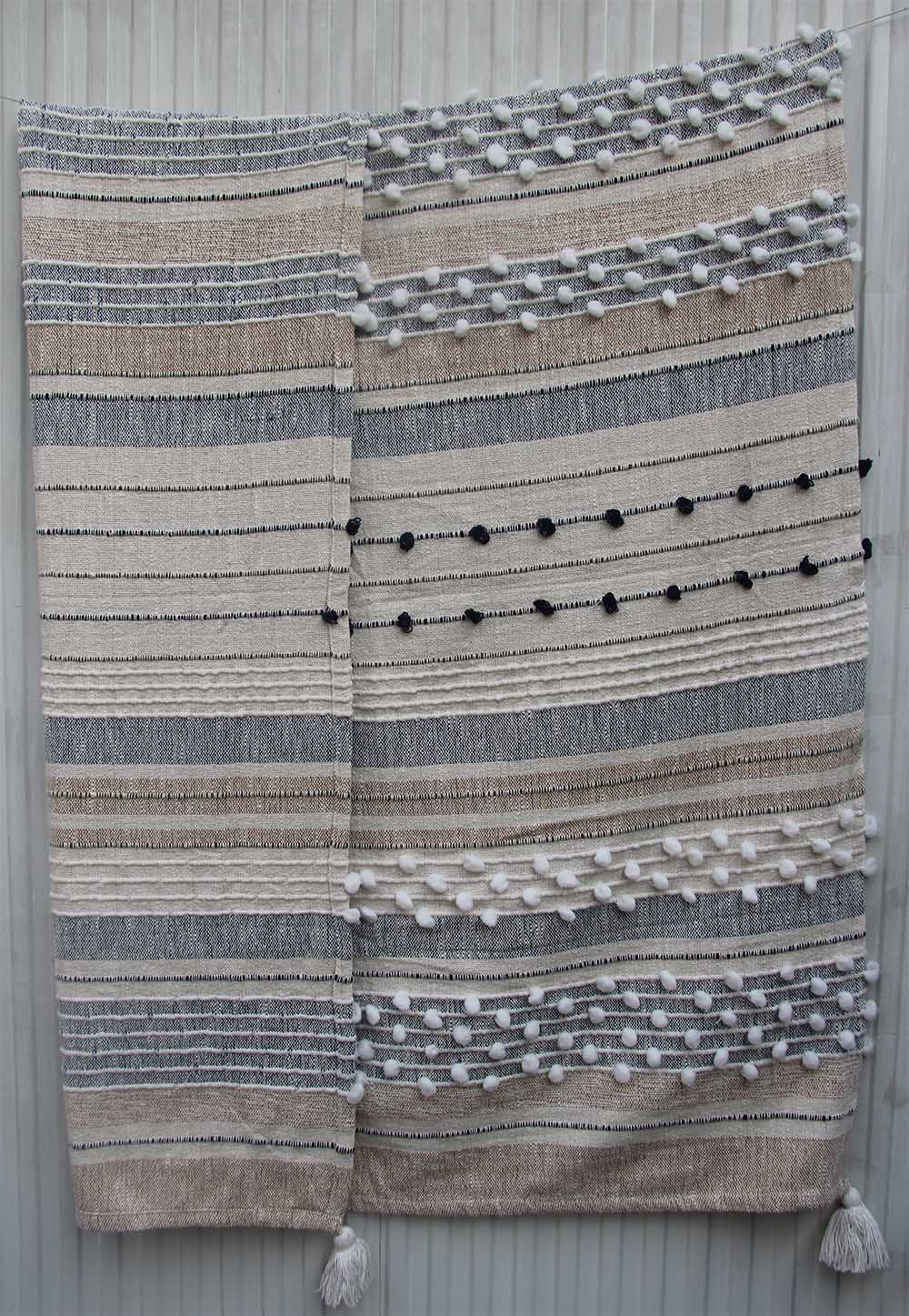 Home Decor Throw TAL-043 Multi Color 125x150cm by Ramsha Home Multi-color home decor throw TAL-043 125x150cm by Ramsha Home