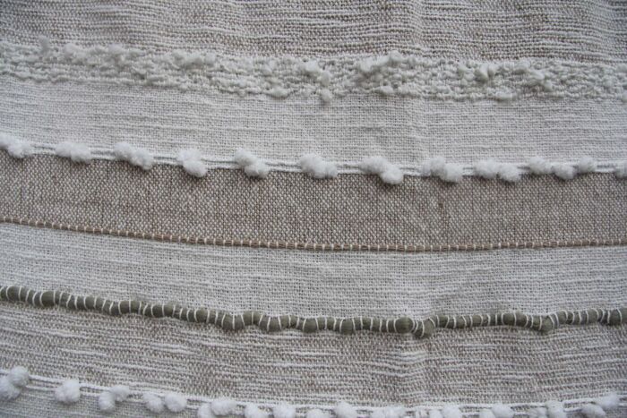 Handcrafted multi-color throw for living room TAL-046 125x150cm by Ramsha Home