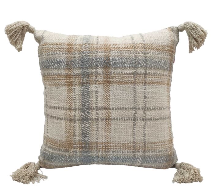 Elegant cotton and wool cushion for enhanced home ambiance - CS-281 45X45cm by Ramsha Home