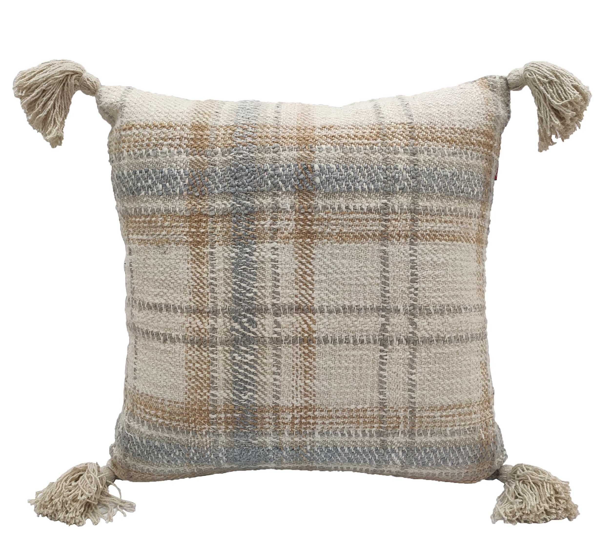Elegant Cotton and Wool Cushion to Enhance Home Ambiance - CS-281 45X45cm by Ramsha Home Elegant cotton and wool cushion for enhanced home ambiance - CS-281 45X45cm by Ramsha Home